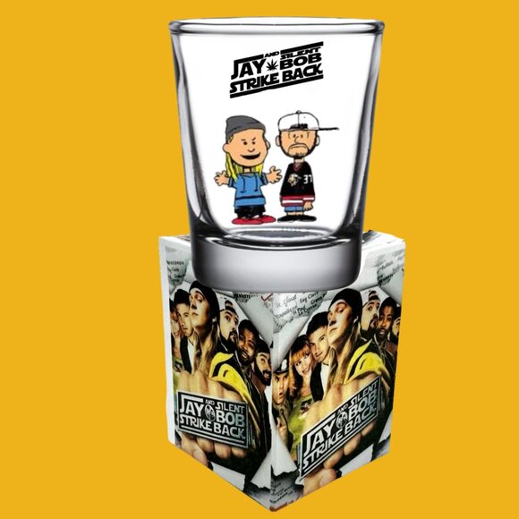 PEANUTS/80s and 90's MOVIE MASHUP Shot Glasses/ Matching Gift Boxes! - Picture 16 of 16